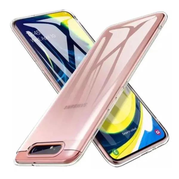 Silicone Case for Samsung Galaxy A80 / A90 (Clear) by 9eight5