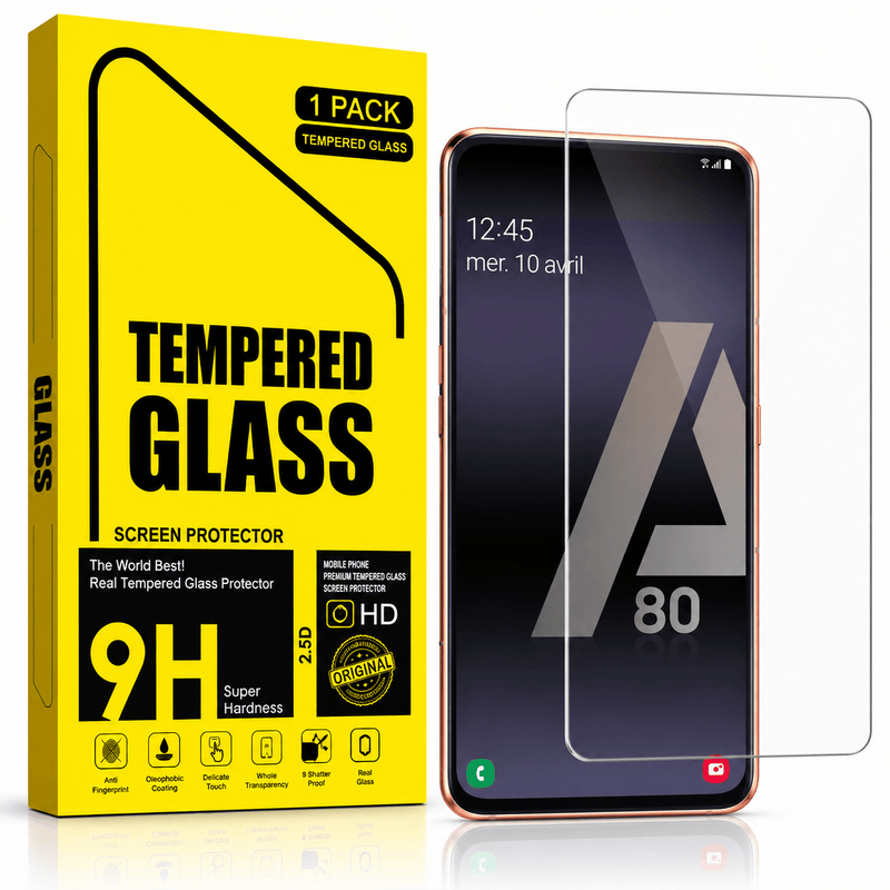 techplus Screen protector Techplus Samsung Galaxy A80 Tempered Glass Screen Protector 9H HD Edge Techplus Samsung Galaxy A80 Tempered Glass Screen