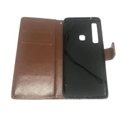 Flip Case for Samsung Galaxy A9 (2018) (Brown) by 9eight5