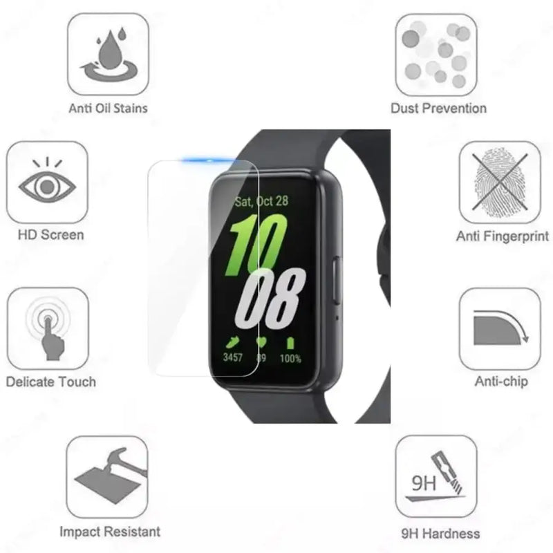 Screen Protectors for Samsung Galaxy Fit 3 Clear (Pack of 5) by Habicare