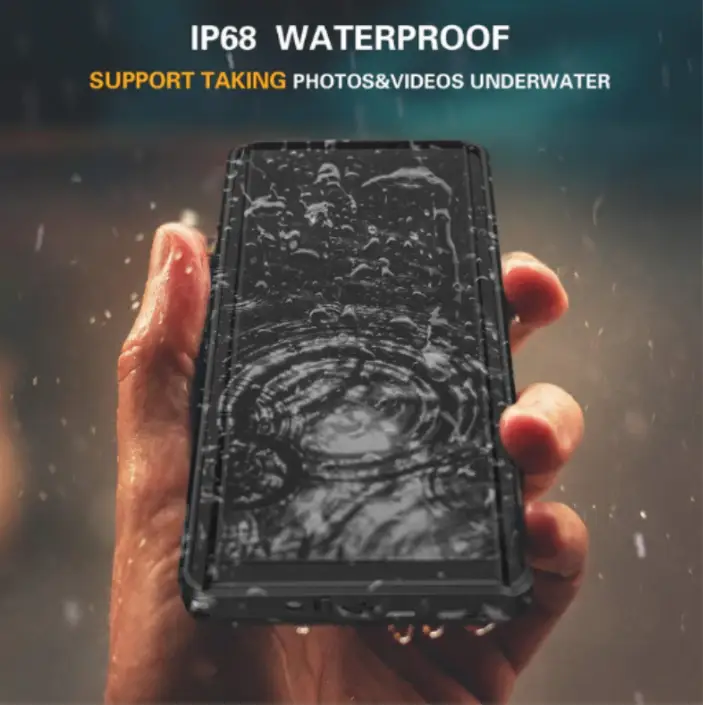 Waterproof & Shockproof Case for Samsung Galaxy Note 10 by techplus