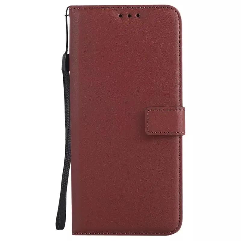 Synthetic Leather Flip Case for Samsung Galaxy Note 3 (Brown)