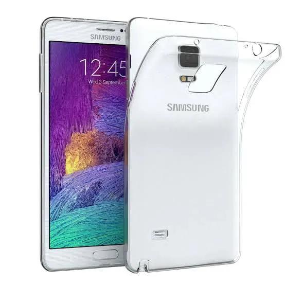 Silicone Case for Samsung Galaxy Note 4 (Clear) by 9eight5