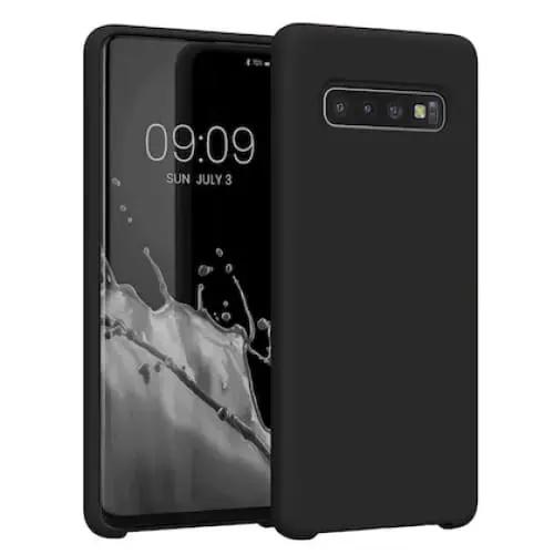 Silicone Case for Samsung Galaxy S10 (Black) by 9eight5