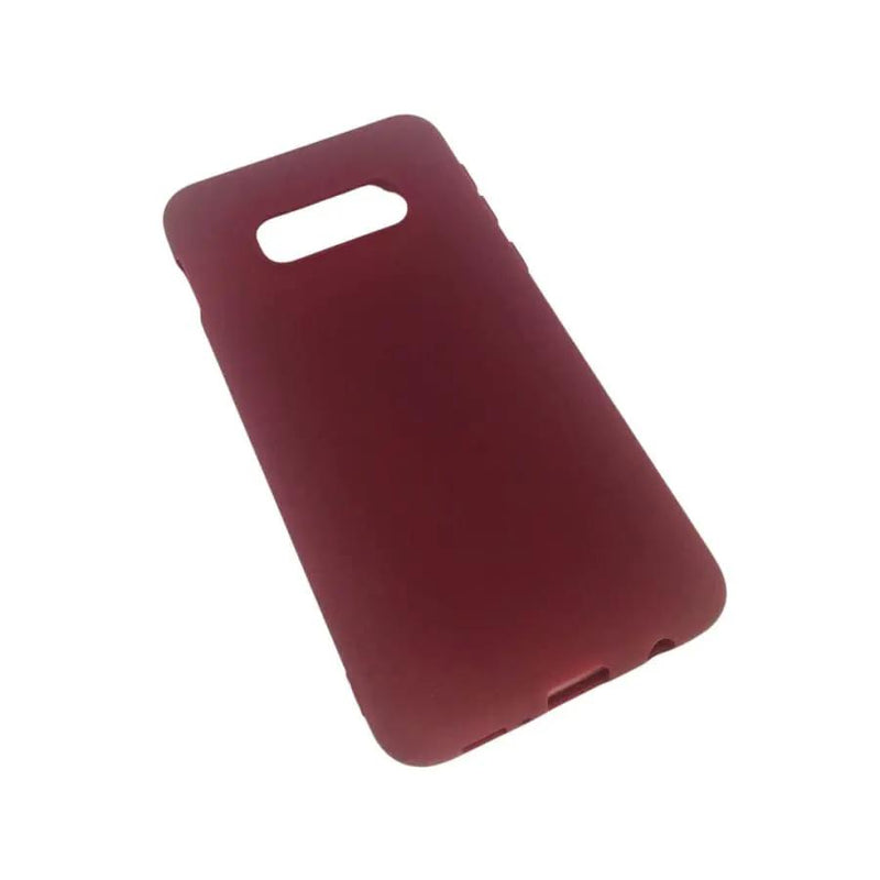 Silicone Case for Samsung Galaxy S10e (Maroon) by 9eight5