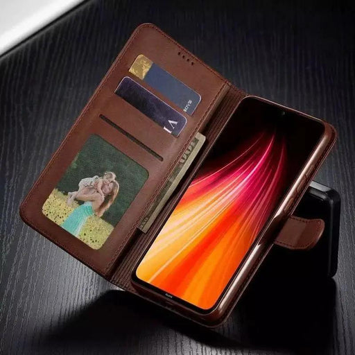 Synthetic Leather Flip Case for Samsung Galaxy S20 (Brown) by 9eight5