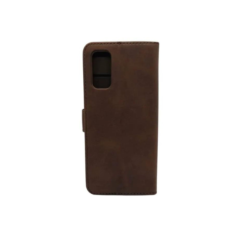 Synthetic Leather Flip Case for Samsung Galaxy S20 (Brown) by 9eight5
