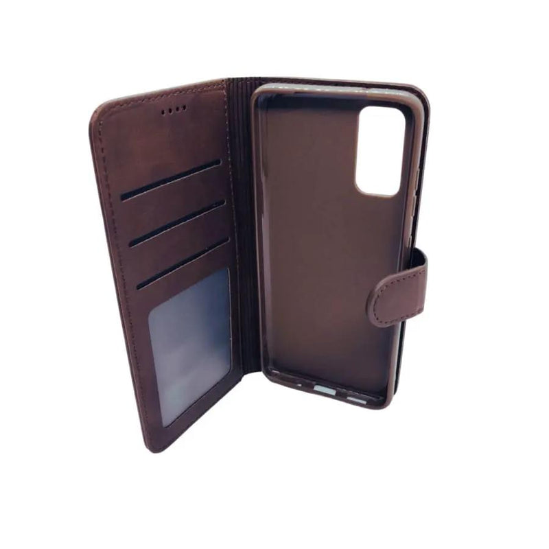Synthetic Leather Flip Case for Samsung Galaxy S20 (Brown) by 9eight5