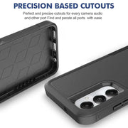 techplus Mobile Phone Case Samsung Galaxy S20 FE Dual Layer Armor Hard Case – Black Samsung Galaxy S20 FE Dual Layer Armor Hard Case – Black...