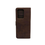 Synthetic Leather Flip Case for Samsung Galaxy S20 Ultra (Brown) by 9eight5