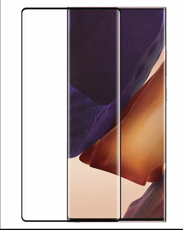 Samsung Galaxy S20 Ultra Full Screen Curved Tempered Glass Protector by techplus