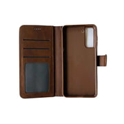 Synthetic Leather Flip Case Case for Samsung Galaxy S21 (Brown) by 9eight5