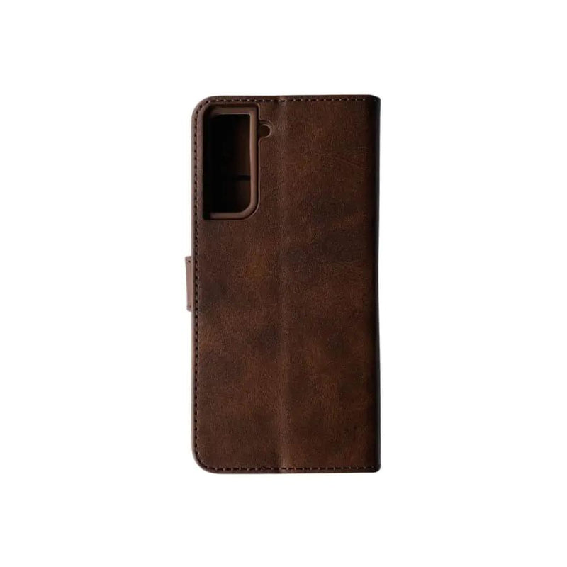 Synthetic Leather Flip Case Case for Samsung Galaxy S21 (Brown) by 9eight5