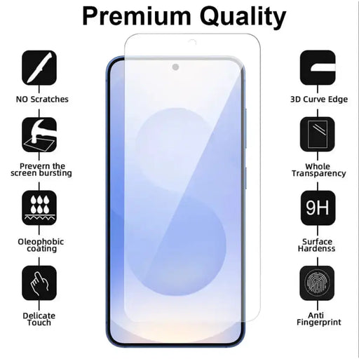 techplus Samsung Galaxy S21 FE Clear Tempered Glass Screen Protector Samsung Galaxy S21 FE Tempered Glass Screen Protector