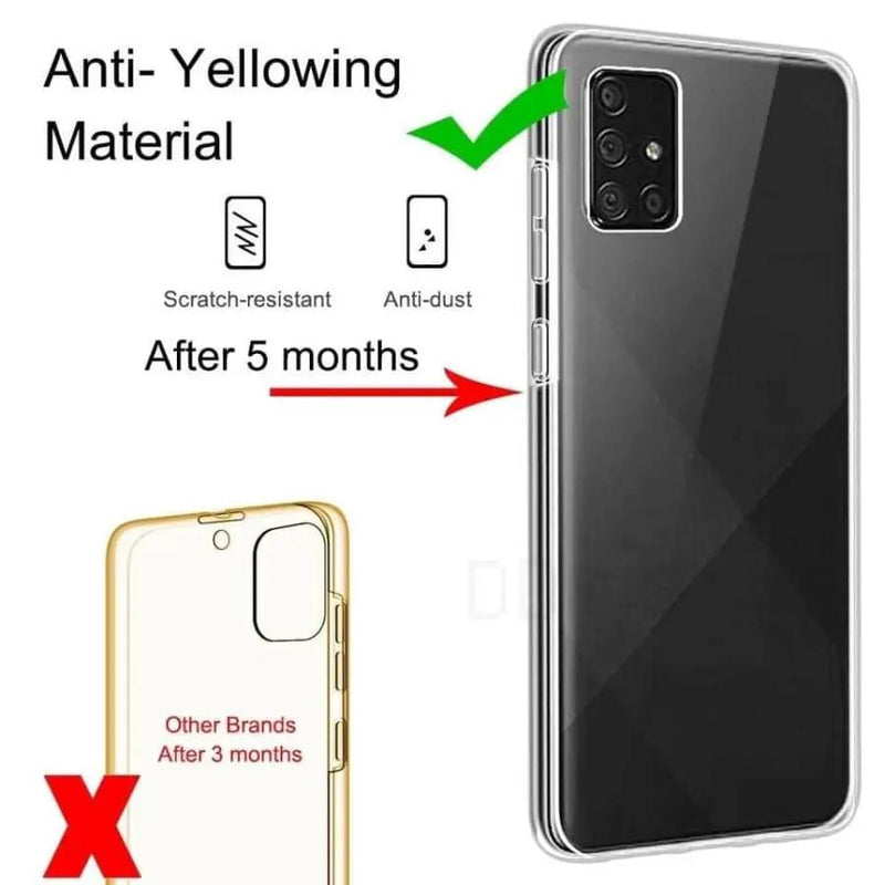 Clear Silicone Case for Samsung Galaxy S21 Plus (Clear) by 9eight5