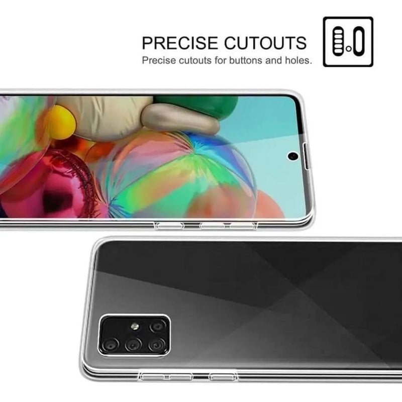 Clear Silicone Case for Samsung Galaxy S21 Plus (Clear) by 9eight5