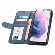 Samsung Galaxy S21 Plus Flip Wallet Case Cowhide Dot Pattern by techplus