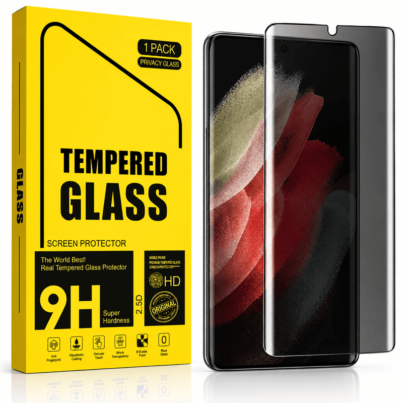 techplus Samsung Galaxy S21 Ultra Privacy Tempered Glass Screen Protector 9H Samsung Galaxy S21 Ultra Privacy Tempered Glass