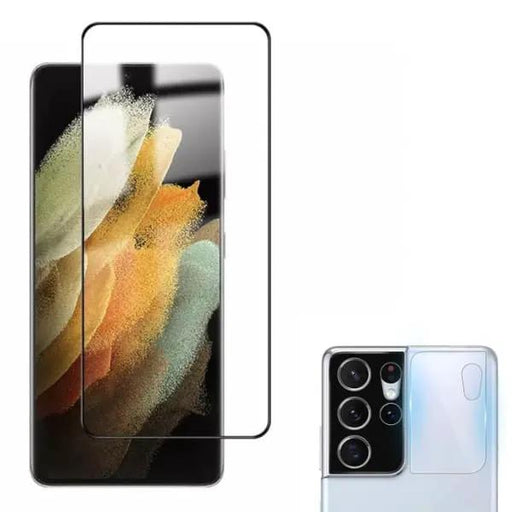 Glass Screen Protector for Samsung Galaxy S21 Ultra (2 in 1) by 9eight5
