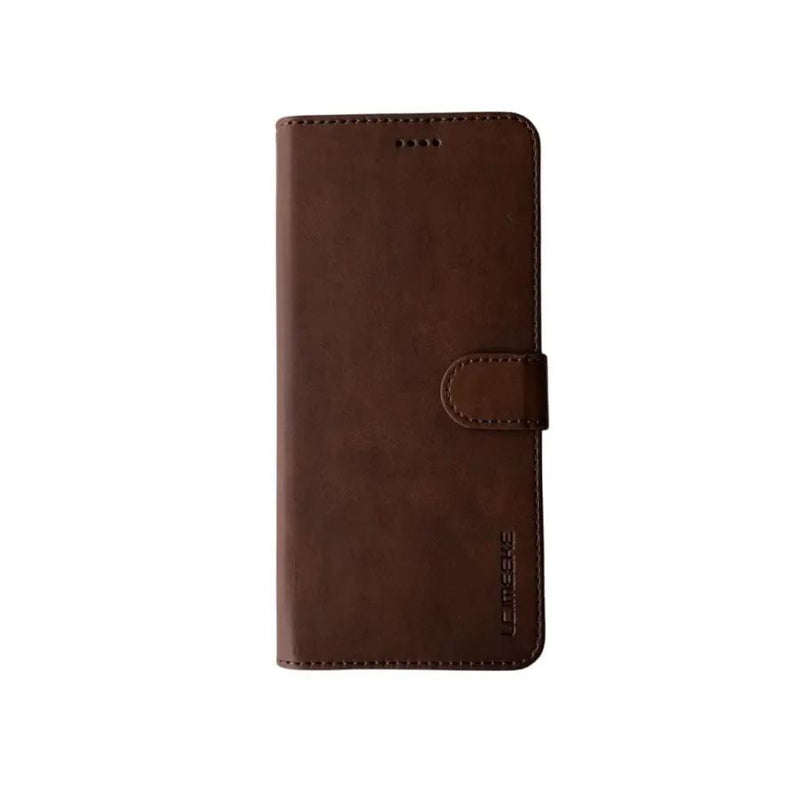 Synthetic Leather Flip Case for Samsung Galaxy S21 Ultra (Brown) by 9eight5