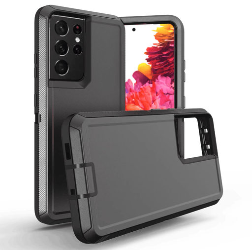 techplus Samsung Galaxy S21 Ultra Triple Layer Armor Hard Case Shockproof Protection Techplus Samsung Galaxy S21 Ultra Armor Case