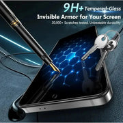 techplus Screen protector Samsung Galaxy S21 Ultra Privacy Tempered Glass Screen Protector (2 Pack) – 9H HD Anti-Spy, 2.5D Rounded Edge, Impact & Scratch Resistant Samsung Galaxy S21 Ultra Privacy Screen Protector Pack