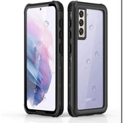 techplus Samsung Galaxy S21 Waterproof Case | Redpepper Shockproof Clear Cover Samsung Galaxy S21 Clear Back Waterproof Case