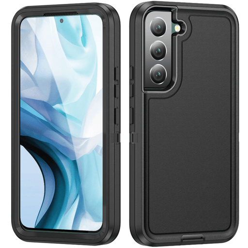 techplus Samsung Galaxy S21 Triple Layer Armor Case PC TPU Shield Protection Samsung Galaxy S21 Triple Layer Armor Case PC TPU