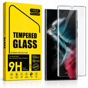 techplus Screen protector Samsung Galaxy S22 Ultra Clear Tempered Glass Screen Protector – 9H HD, 2.5D Rounded Edge, Impact & Scratch Resistant Samsung Galaxy S22 Ultra Tempered Glass Protector 9H