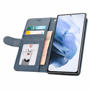 Samsung Galaxy S22 Ultra Flip Wallet Case Cowhide Dot Pattern by techplus