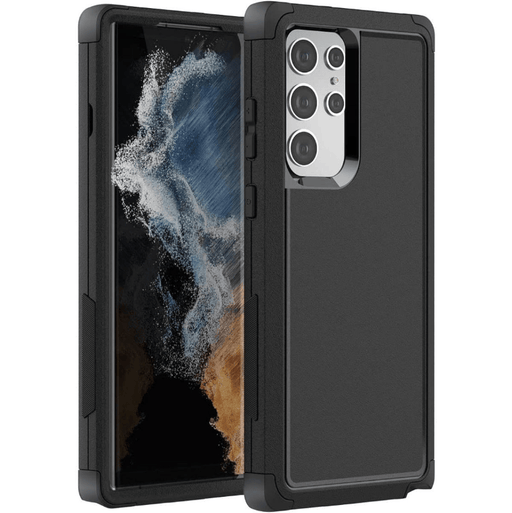 techplus Samsung Galaxy S22 Ultra Triple Layer Armor Hard Case Protection Samsung Galaxy S22 Ultra Triple Layer Armor Case