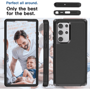 techplus Samsung Galaxy S22 Ultra Triple Layer Armor Hard Case Protection Samsung Galaxy S22 Ultra Triple Layer Armor Case