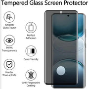 techplus Screen protector Samsung Galaxy S22 Ultra Privacy Tempered Glass Screen Protector (2 Pack) – 9H HD Anti-Spy, 2.5D Rounded Edge, Impact & Scratch Resistant Samsung Galaxy S22 Ultra Glass Screen Protector 2 Pack