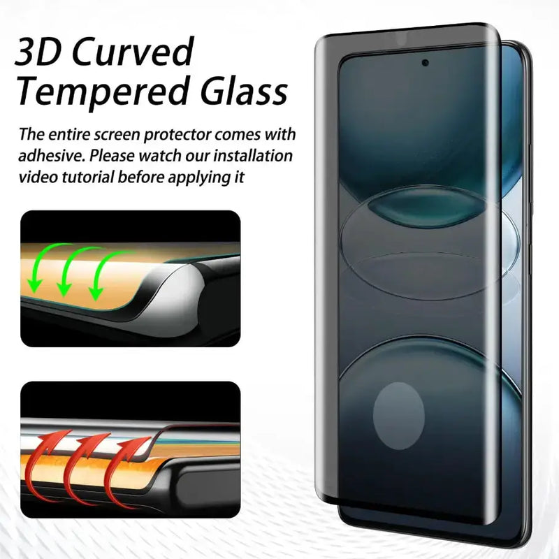 techplus Screen protector Samsung Galaxy S22 Ultra Privacy Tempered Glass Screen Protector – 9H HD Anti-Spy, 2.5D Rounded Edge, Impact & Scratch Resistant Samsung Galaxy S22 Ultra Privacy Glass Screen Protector