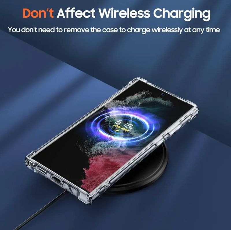 Samsung Galaxy S22 Ultra ROAR Armor Gel HD Clear Case by techplus