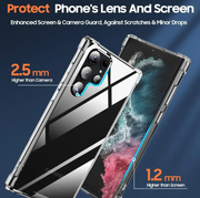 Samsung Galaxy S22 Ultra ROAR Armor Gel HD Clear Case by techplus