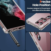Samsung Galaxy S22 Ultra ROAR Armor Gel HD Clear Case by techplus