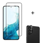 Tempered Glass Protector for Samsung Galaxy S23 (2 in 1) by 9eight5