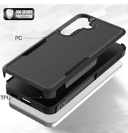 Samsung Galaxy S23 FE Dual Layer Armor Hard Case by techplus