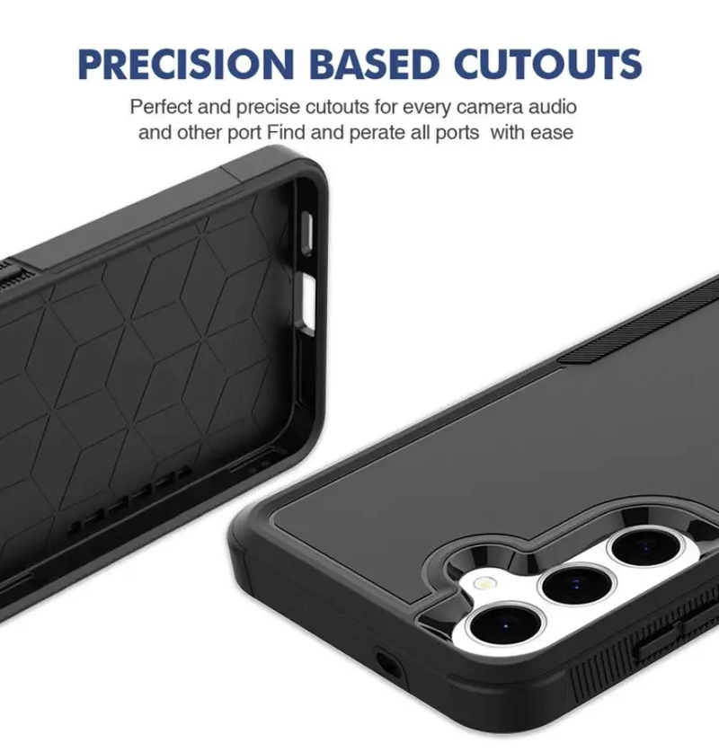 Samsung Galaxy S23 FE Dual Layer Armor Hard Case by techplus