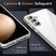 techplus Samsung Galaxy S23 FE Hybrid Ultra Clear Shockproof Case with Hard Back Samsung Galaxy S23 FE Hybrid Ultra Clear Case