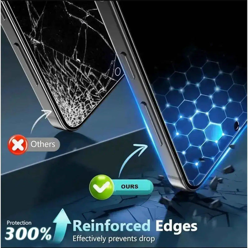 techplus Screen protector Samsung Galaxy S23 FE Privacy Tempered Glass Screen Protector (2 Pack) – 9H HD Anti-Spy, 2.5D Rounded Edge, Impact & Scratch Resistant Samsung Galaxy S23 FE Privacy Screen Protector 2 Pack