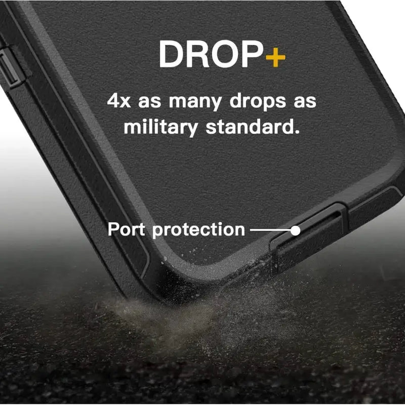 techplus Samsung Galaxy S23 FE Triple Layer Armor Hard Case | 3-Layer Armor PC TPU Cover Samsung Galaxy S23 FE Triple Layer Armor Case PC TPU