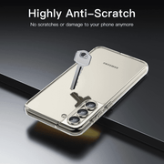 techplus Samsung Galaxy S23 Hybrid Ultra Clear Shockproof Case – Hard Back with Soft Bumper Samsung Galaxy S23 Hybrid Ultra Clear Case