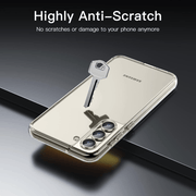 techplus Samsung Galaxy S23 Hybrid Ultra Clear Shockproof Case With Hard Back Samsung Galaxy S23 Hybrid Ultra Clear Case