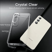 techplus Samsung Galaxy S23 Plus Hybrid Ultra Clear Case With Shockproof Bumper Samsung Galaxy S23 Plus Hybrid Ultra Clear Case