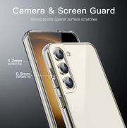 techplus Samsung Galaxy S23 Plus Hybrid Ultra Clear Case With Shockproof Bumper Samsung Galaxy S23 Plus Hybrid Ultra Clear Case