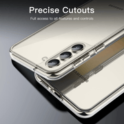 techplus Samsung Galaxy S23 Hybrid Ultra Clear Shockproof Case With Hard Back Samsung Galaxy S23 Hybrid Ultra Clear Case