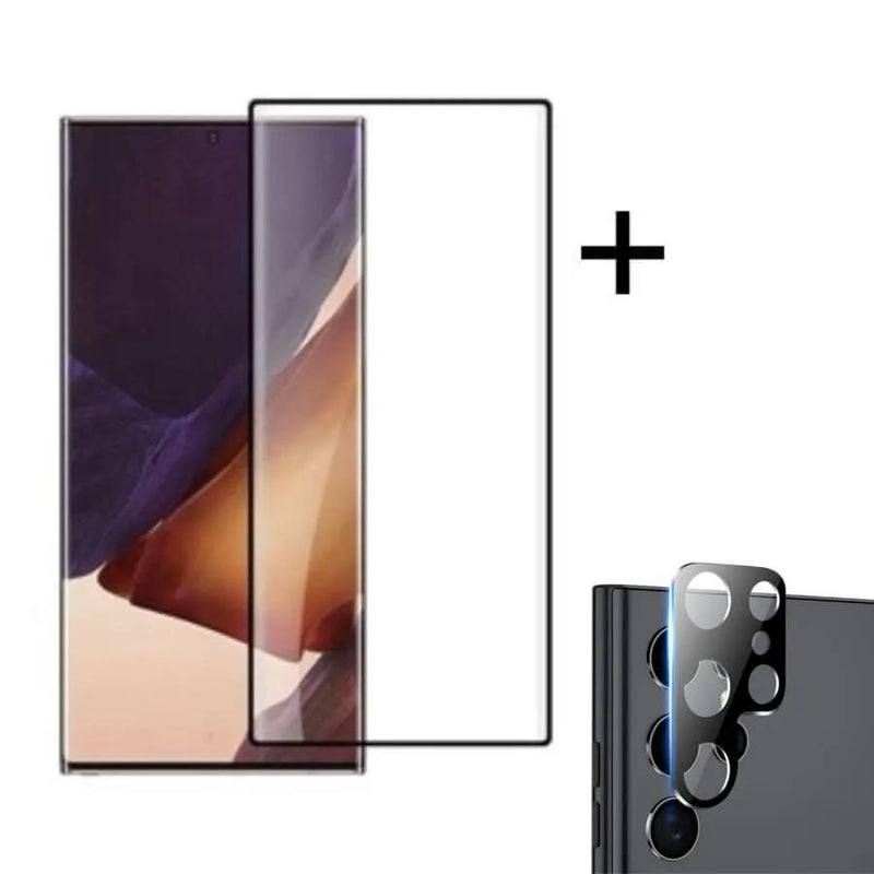 Glass Screen Protector for Samsung Galaxy S23 Ultra (2 in 1) by 9eight5