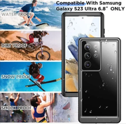Redpepper Waterproof Case for Samsung S23 Ultra | Full Protection by techplus